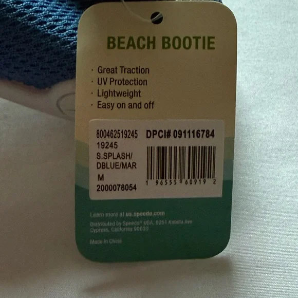 Speedo Kids Blue Palm Tree Water Shoes - Picture 5 of 7